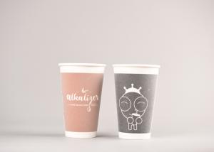 Buy cheap Double Walled Paper Coffee Cups , Heat Resistant Disposable Hot Beverage Cups product