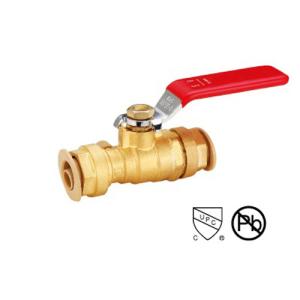China Casting One Piece Body Brass Stop Valve / Threaded Hose Bib With ANSI B1.20.1 ASME B1.20.7 on sale