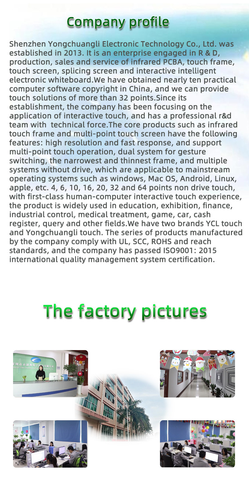 7 Inch 1024x600 Capacitive Touch Screen PCAP Touch Panel USB Interface