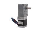 NEMA 14 35mm Hybrid Stepper Motor With Worm Gearbox Custom D Axis