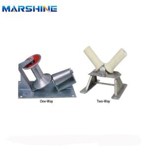 China Cable Reel Turning Roller One Way Nylon Stringing Block Turning Cable Laying Roller on sale
