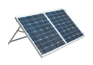 Buy cheap Monocrystalline Camping Solar Panels High Transmissions Low Iron Tempered Glass product