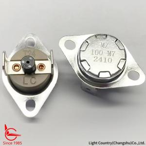 China High Accuracy Bimetal Thermal Switch Manual Reset 16A 250V on sale