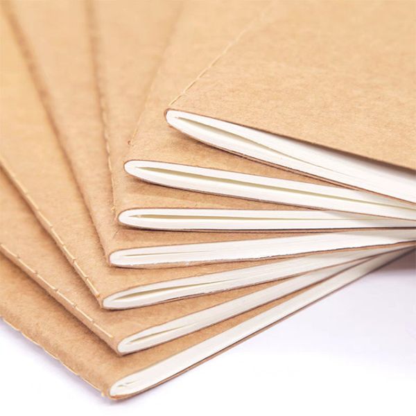 A4 A5 A6 Recycled Spiral Bound Notebook Blank Paperback Journals For School