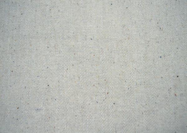 Quality Purity Cotton Twill Fabric / Grey Herringbone Fabric With Soft Touch for sale