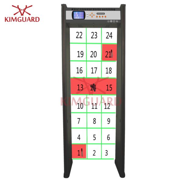 Quality 24 Zones Factory Walk Through Security Scanners With 256 Level Sensitivity for sale