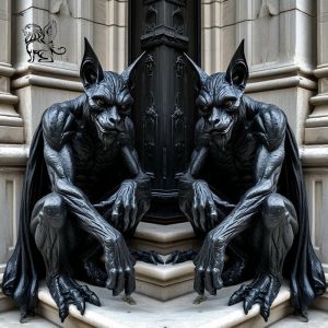 Buy cheap Bronze Gargoyle Statue Sculpture Metal Monster Sculptures Medieval Buildings from wholesalers