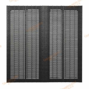 China 3840Hz Mesh LED Display Advertising Curtain Media Mesh Facade P6.25 LED Display on sale