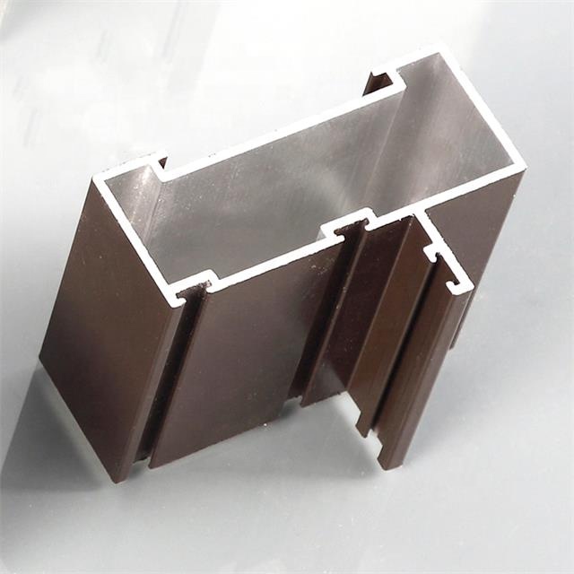 6063 T5 Rectangle Powder Coated Aluminum Profile Smooth And Subtle Edges