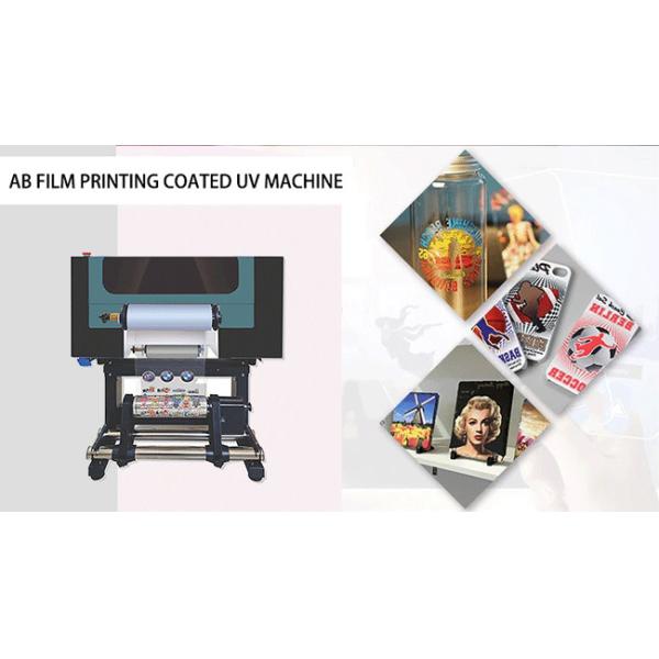 All In 1 Small UV PET Film Transfer Printer 30cm A3 UV DTF Printer With 2 XP600