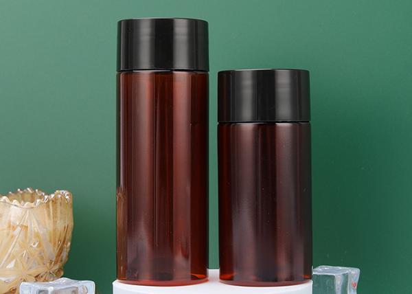 Quality Aromatherapy Creams Brown PET Screw Top Squeeze Bottle 120ML 150ML for sale