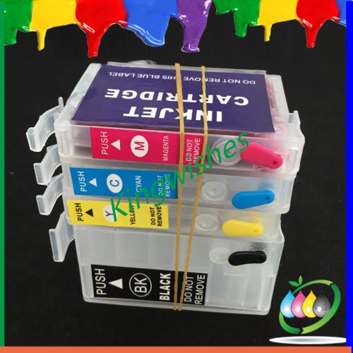 Quality T2521-T2524 ciss for Epson WF-7620 refillable ink cartridge with chip for sale