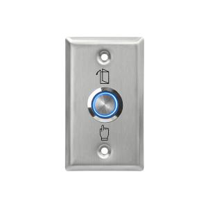 Buy cheap HS50L 86*50mm Thin faceplate Stainless Steel Push Button,Output NO/NC/COM,With LED light product