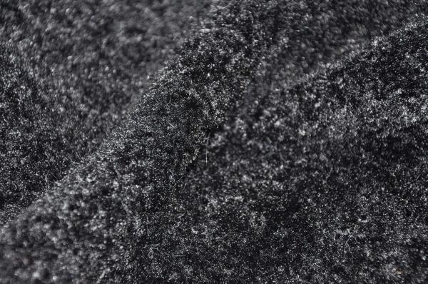 Quality Black Warp Knitted Curling Look 150cm Width for Garment for sale