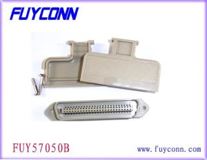 Buy cheap 50 Pin Centronics Connector Male Plug header connector with T shape plastic cover product