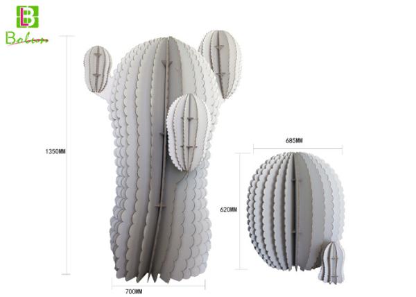 Quality Window Giant Retail Display Props Stand POS Cardboard Cactus Cut Out for sale