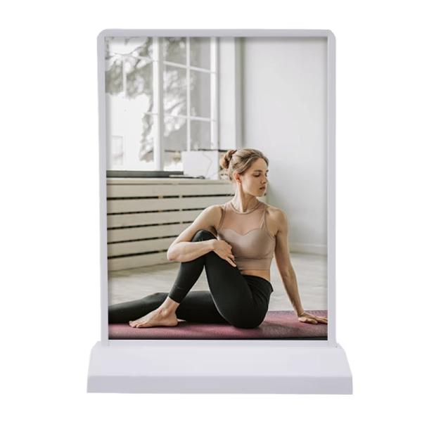 Rechargeable Wireless Desktop Display Double Side Advertising Light Box