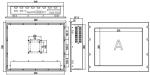 IPPC-1901T2-R 19" Upper Shelf Industrial Touch Screen Computer Multiple Board