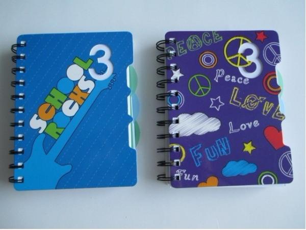 Quality A6 hardcover  spiral notebook for back to school for sale