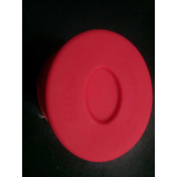 FDA Glass Microwave Popcorn Maker , Red Micro Popcorn Popper 16 * 16 * 16