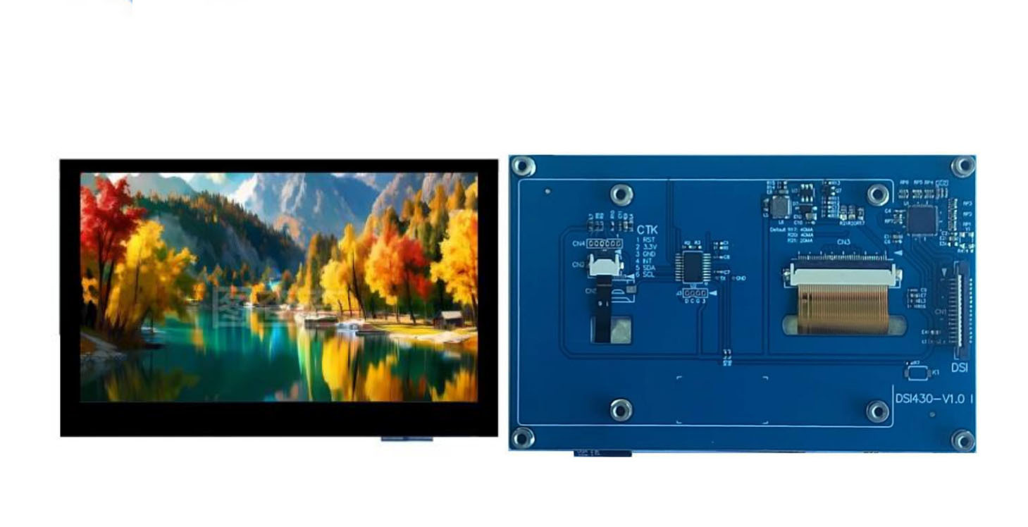 4.3 inch 800x480 DSI TFT Touch Display For Raspberry PI