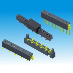Buy cheap 1.27 mm Pitch H 2.0 Single Row SMT Type Female Header Connector product