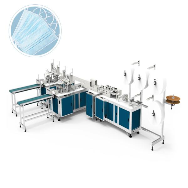 Quality Fully Automatic 3 Layers Non Woven Mask Making Machine for sale