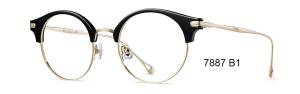 China Fashionable Half Round Eye Frames , Plastic Ultralight Glasses Frames on sale