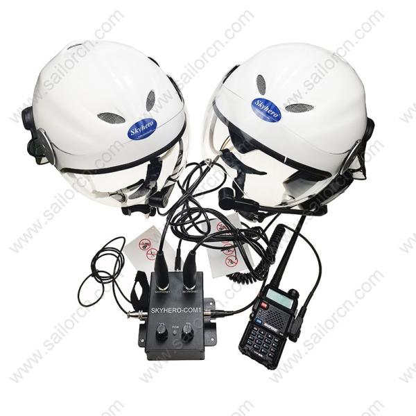 Two set GD-K01-S6 Paramotor helmet with intercom Paratrike intercom systercom