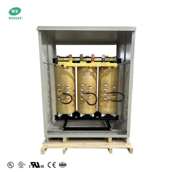 Quality UL Certified 500KVA Three Phase Dry Type Transformer C Class Low Voltage 480V To 220V Non-Encapsulated for sale