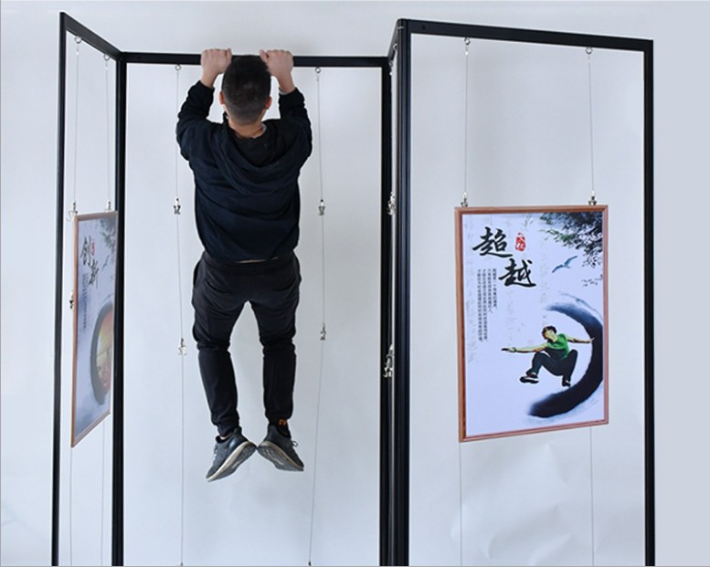 Kiosk & Screen Style Display Stands | Floor Displays with Cable Systems for displaying graphic panels, posters, artwork,