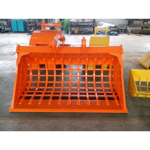 0.4 Cbm Excavator Skeleton Screen Bucket For Cat320 6 T 450 Kgs