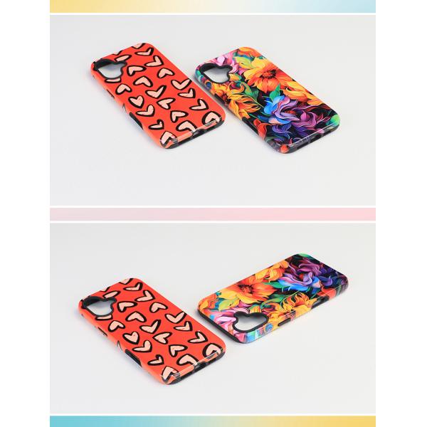 Sublimation Blank Phone Case 3D 2 in 1 Cover TPU Blank Printable for iPhone 16