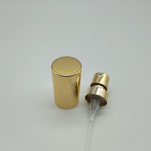 Golden color perfume pump with cap Gold Or Silver 21mm Perfume Mist Spray