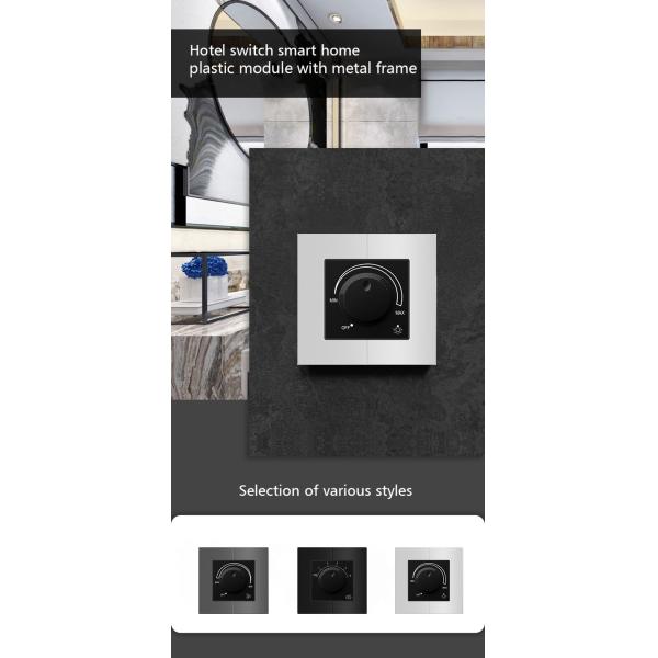 Stainless Steel Dimmer Light Switches 220VAC Knob Type Module