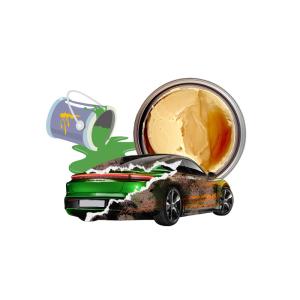 SGS Car Body Filler Easy To Sand Yellow Grey Quick Dry Non Shrinkable