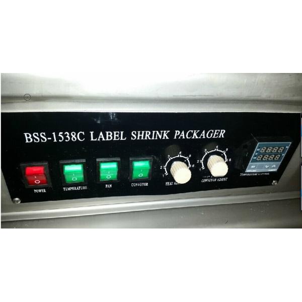 BSS-1538C Shrink Packing Machine , Semi Auto Bottle Cap Wrapping Machine