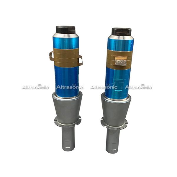 Quality 2600w Ultrasonic Welding Transducer , High Power Ultrasonic Transducer With Aluminum Booster for sale