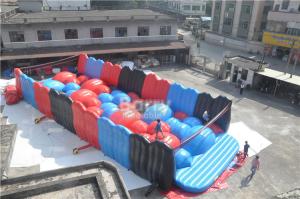 Buy cheap Funny Large Inflatable Jump Around Obstacle Course 5k For Team Events Jumping Castle Inflate Combo product