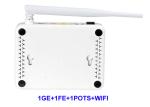Fiber Network ONT Gigabit ONU Device GEPON 1Ge 1 FE 1 Pots WIFI 802.11b/G/N XPON