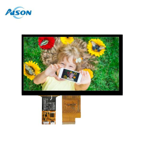 Quality 7 inch 1024x600 LVDS IPS TFT LCD Display USB I2C Interface Capacitive Touch Panel for sale