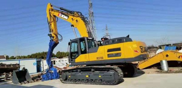 Quality 15 meter Piling Vibro Excavator Mounted Sheet Pile Driver for sale