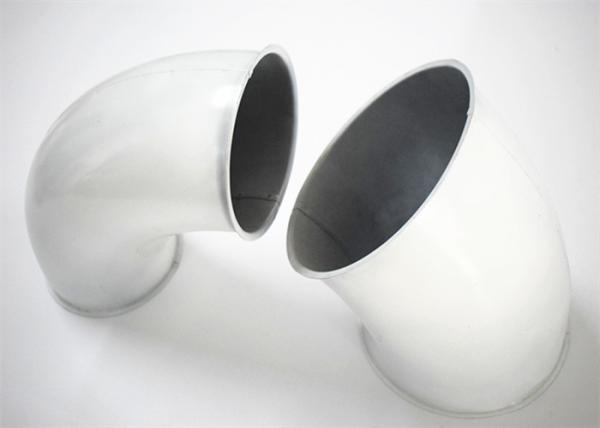 Quality Paint Dust Extraction Pipe Stamping Welding Elbow White With Cricle Shape Head for sale
