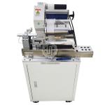 Food Industries Automatic Labeling Machine Folded Flag Label Applicator