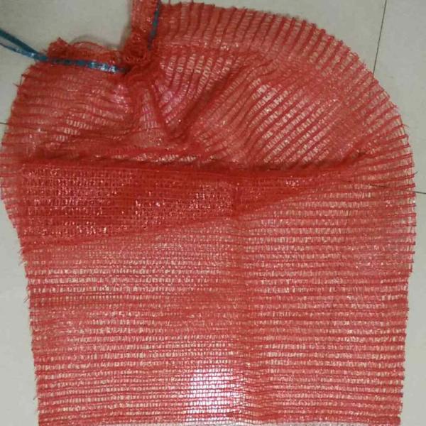 Plastic PE HDPE Raschel Mesh Net Bags For Potato Citrus Bag