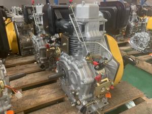 China CE 6.3KW 12V Air Cooled Single Cylinder Diesel Engine on sale