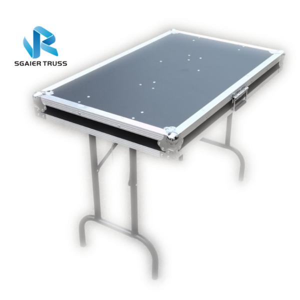 Quality Universal Fold Out Table Rack Flight Case For Lighting Speaker for sale