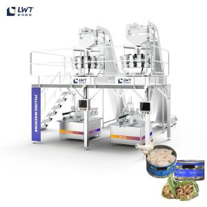 Canned Chicken Multi-Head Scale Automatic Solid Filling Machine