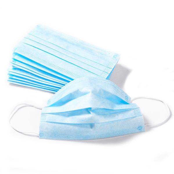 Quality Disposable Earloop Medical Mask Weight 25grams Simple Design 3 Layer Non Woven Mask for sale
