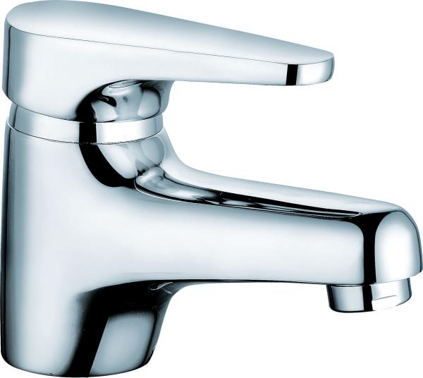 Quality Modern Single Handle Chrome Silver Mixer Tap Bathroom T8312 for sale
